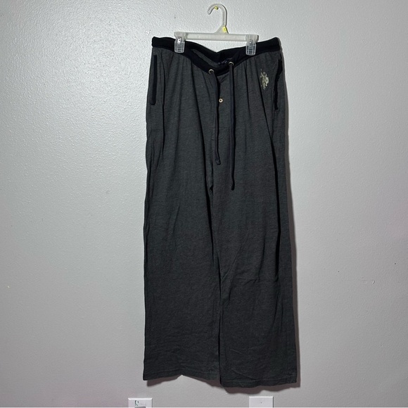 U.S. Polo ASSN Gray Men Pajamas Sweatpants Size Large - Picture 1 of 7